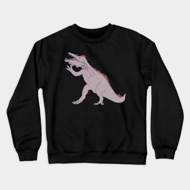 Baryonyx - Carnivore Dinosaur - Extinct Theropod Crewneck Sweatshirt by DeWinnes